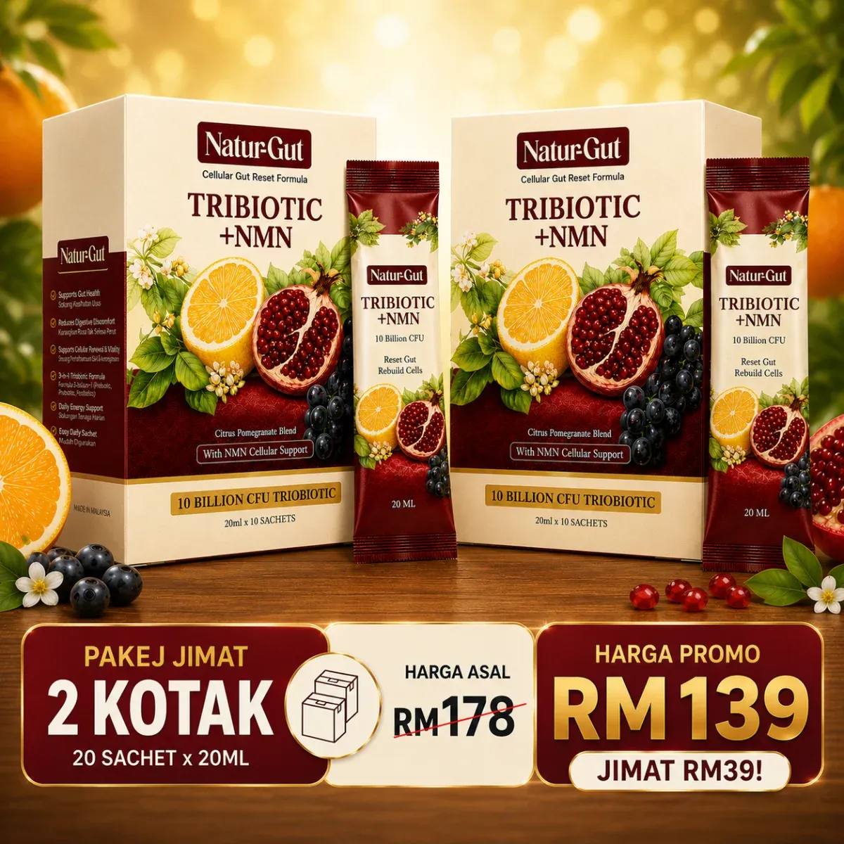 NaturGut Tribiotic 2 Box